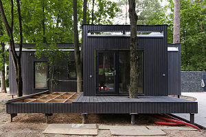 Гостевой дом в Янино: Идеальное слияние с лесным ландшафтом