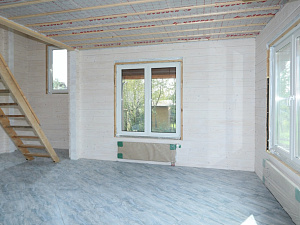 Внутренняя гармония: безупречная покраска брусового дома лазурью Renner в ДНП Деревенька от Лесобиржа-Спб