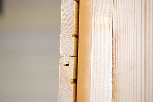 смонтированная вагонка