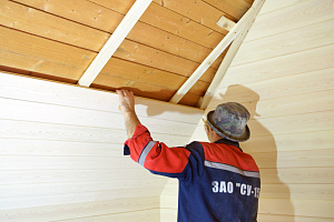 монтаж вагонки