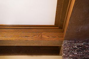 Фальшбалки из МДФ шпон дуба: Мастерство и Стиль для загородного дома в Михайловской горке