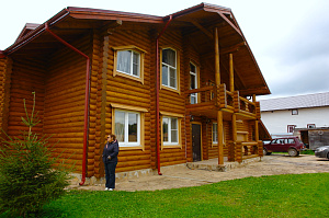 покраска дома от лесобиржа