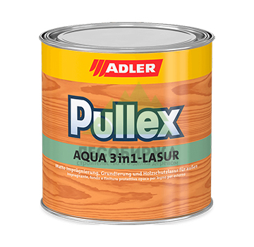 Лазурь для деревянных фасадов ADLER Pullex Aqua 3in1-Lasur