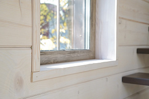 Комплексная отделка дома имитацией бруса 