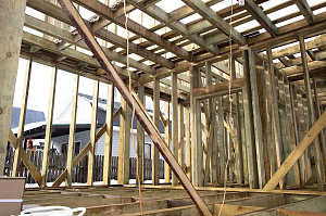 Современный каркасный дом с эксплуатируемой кровлей у Озера Врево