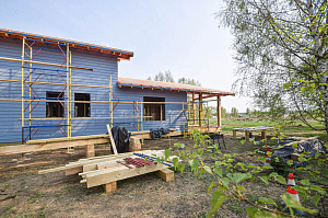 Дом обшитый сайдингом