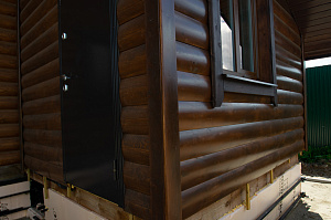 пристройка из блок хауса