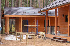 Элегантный банный комплекс с террасой 