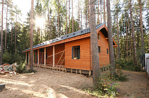 Элегантный банный комплекс с террасой 