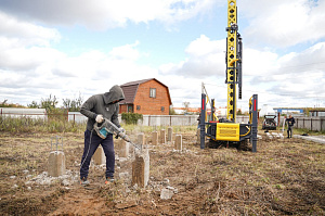 Надежный свайно-ростверковый фундамент в Павловском ручье под ключ