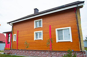 фасад покрашенный в цехе лесобиржа