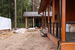 Элегантный банный комплекс с террасой 