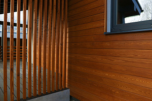 Деревянный фасад