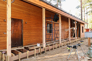 Элегантный банный комплекс с террасой 