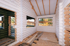 Баня мечты в Бобровом: комплексная отделка и покраска сруба