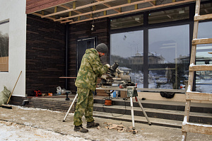 процесс монтажа планкена