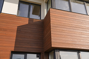 Фасад и баня в стиле 