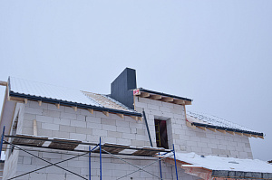 строительство домов под кровлю