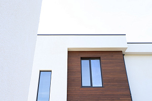 Фасад и баня в стиле 