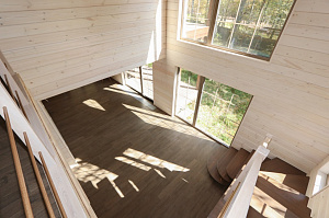 Комплексная отделка дома имитацией бруса 