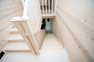 лестница из сосны