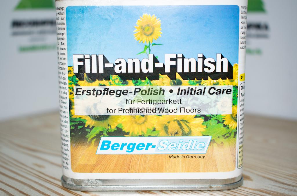 Berger seidle средство для ухода за паркетом fillandfinish