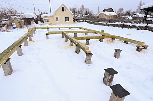 Современный каркасный дом с эксплуатируемой кровлей у Озера Врево