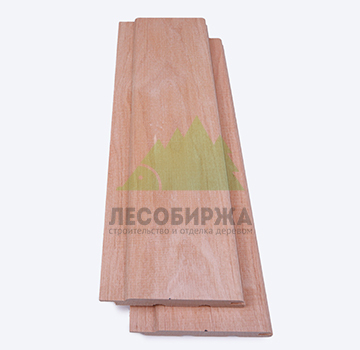 Евровагонка из термоольхи сорт ЭКСТРА 120x15x2600