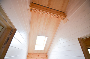 стены и потолок из вагонки