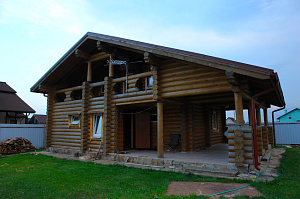 дом из бревна без лкм