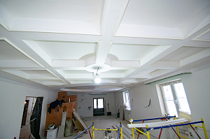 кесонные потолки из гипсокартона