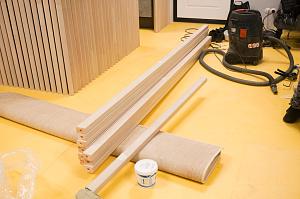 перегородка деревянная 13