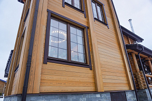 деревянный дом из бруса