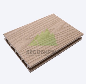 Террасная доска МПК Strada пустотелая 3 D тиснение 140х25х4000, C