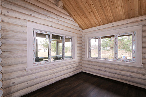 Баня мечты в Бобровом: комплексная отделка и покраска сруба