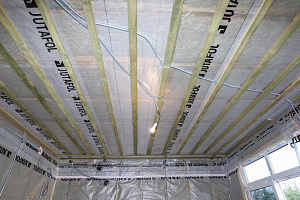 Современный каркасный дом с эксплуатируемой кровлей у Озера Врево