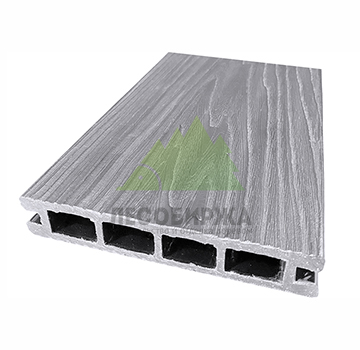 Террасная доска из МПК дерев./вельвет 140х25х6000, антрацит