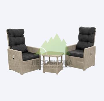 Комплект уличной мебели MANCHESTER SET 2 - серый