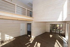 Комплексная отделка дома имитацией бруса 