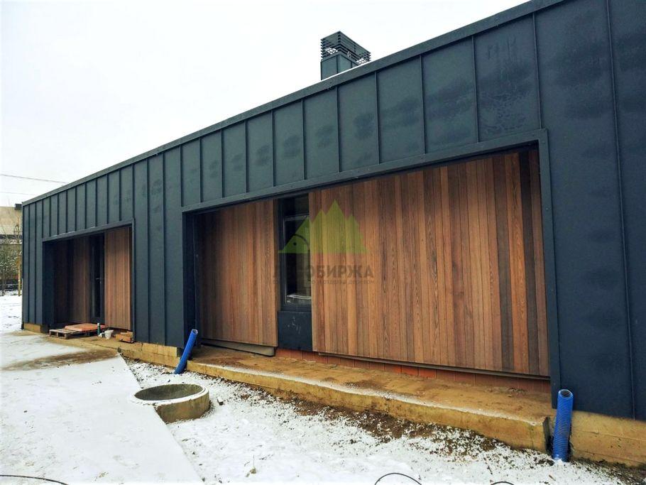 Монтаж планкена на фасад в Москве. Отделка фасада скошенным и прямым ...