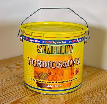 Защитный состав для саун «Nordic Sauna» SYMPHONY на акрилатной основе