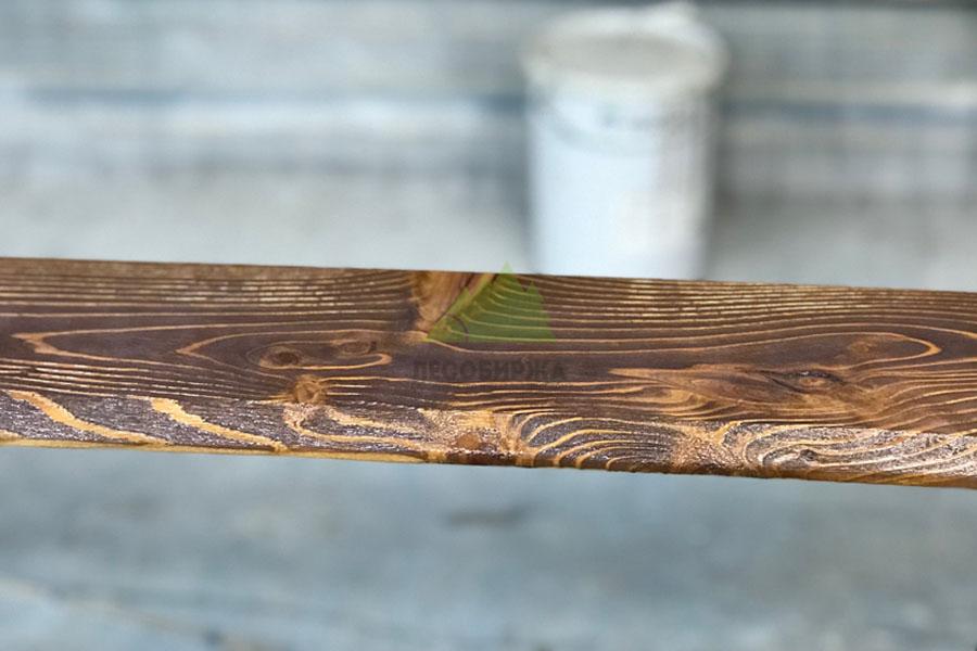 Браширование древесины: состаривание дерева своими руками
