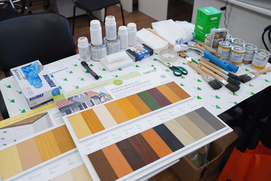 Защитное масло-лазурь для древесины от OSMO