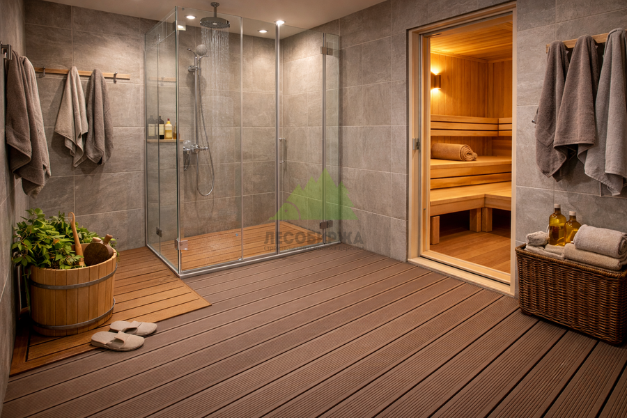Душевая в бане