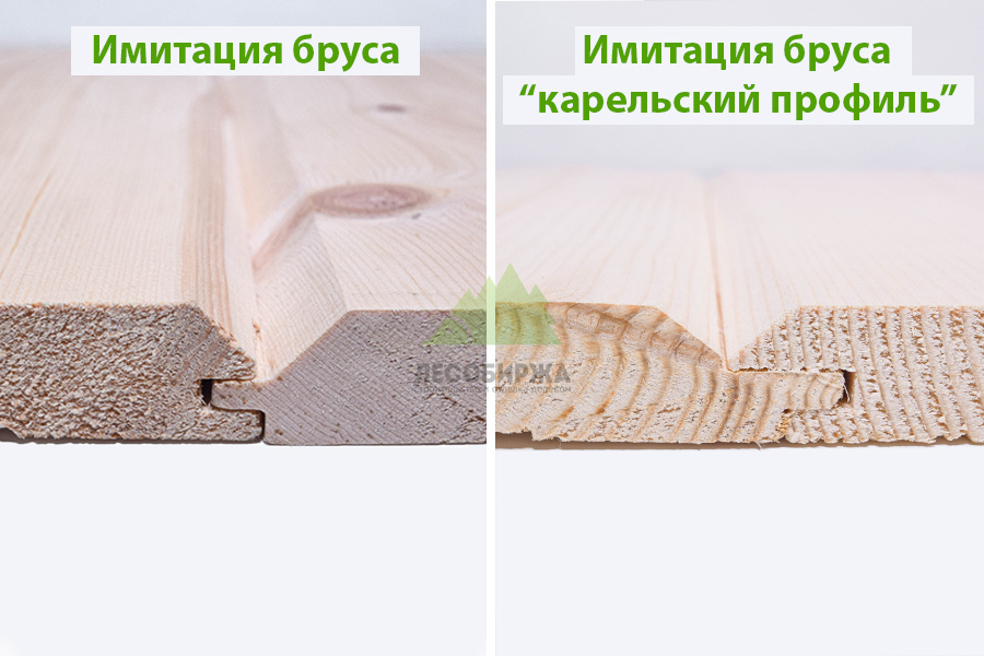 Имитация бруса
