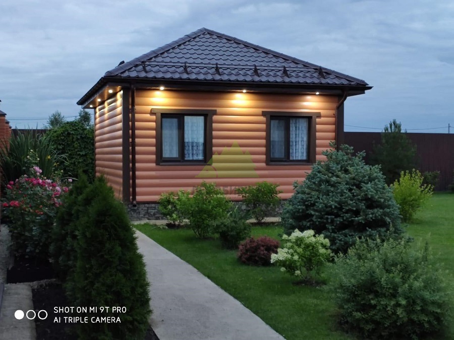 Фасад из блок хауса чем покрасить