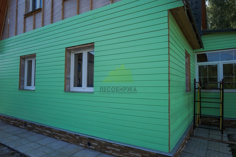 Планкен покрашен Teknos Nordica Eko