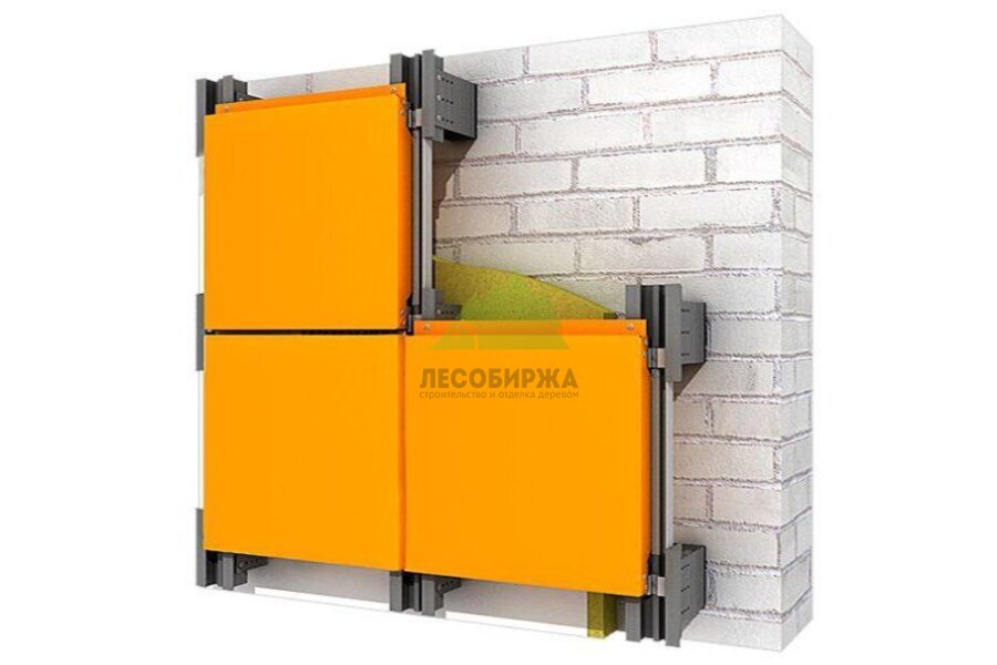 Устройство вентилируемого фасада