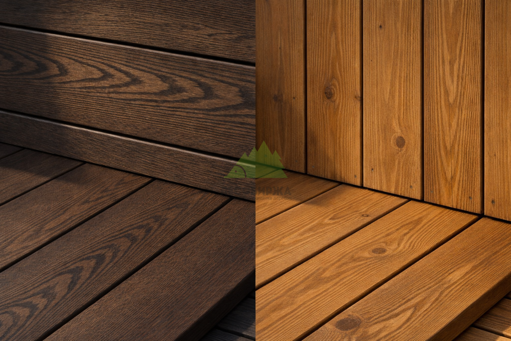 Термоясень vs. Термососна