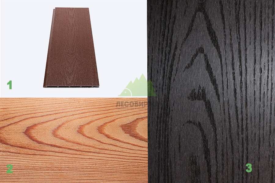 1 - МПК, 2 - натуральная древесина, 3 - ДПК 1-mpk-2-derevo-3-dpk.jpg